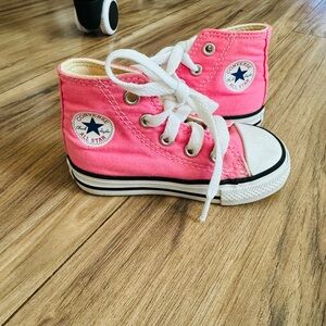 Toddler High Top Chucks - Pink